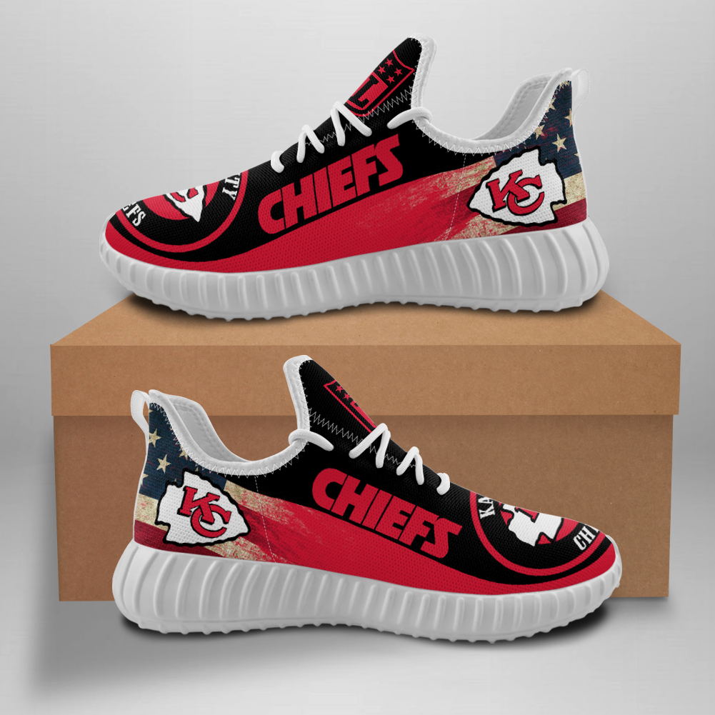 Women's NFL Kansas City Chiefs Mesh Knit Sneakers/Shoes 007 Women's NFL Kansas City Chiefs Mesh Knit Sneakers/Shoes 007